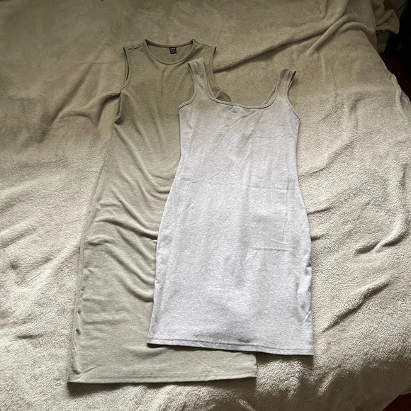 Gray Bodycon Mini Dress Bundle - Picture 1 of 4